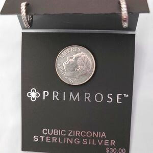 Pair of Sterling SILVER hoop earrings